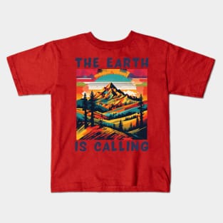 The earth is calling Kids T-Shirt